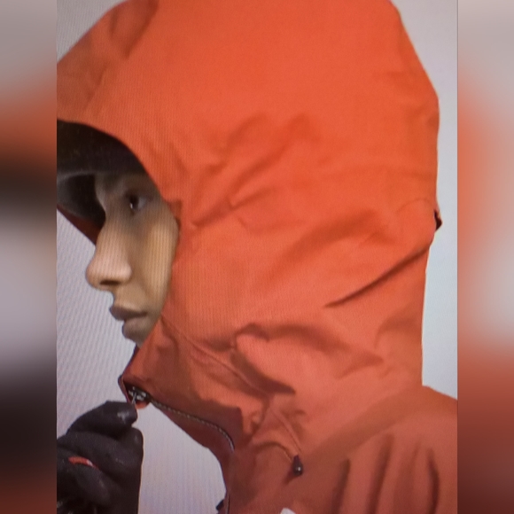 The North Face Summit Series HYVENT Alpha PRIMALOFT Hooded Orange Jacket Large - Picture 3 of 17